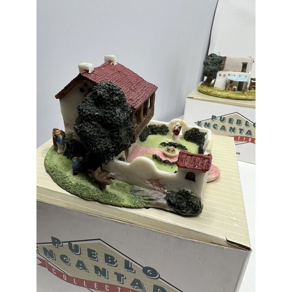 Pueblo Encantado Collection Full Set of 9 Miniature Figurines, Only Made In 1994 - Picture 13 of 16